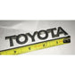 TOYOTA Silver Vehicle Hood Ornament/Auto Patch Emblem