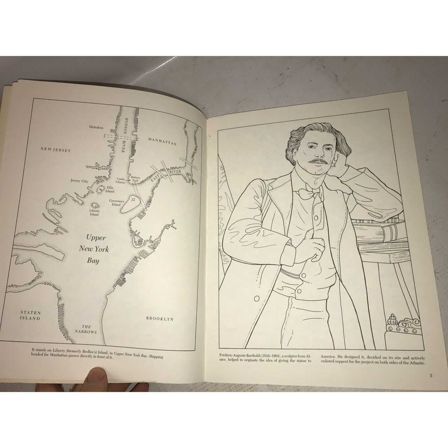 Statue of Liberty and Ellis Island Dover Coloring Book - AG Smith