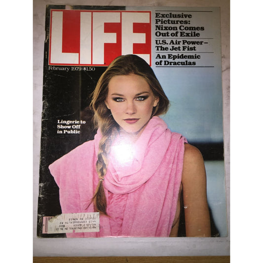 Vintage LIFE Magazine Feb. 1979- Nixon Comes Out of Exile, Dracula Icons, Etc