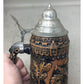 Vintage Ceramic Handled and Lidded Frankfurt German Beer Stein