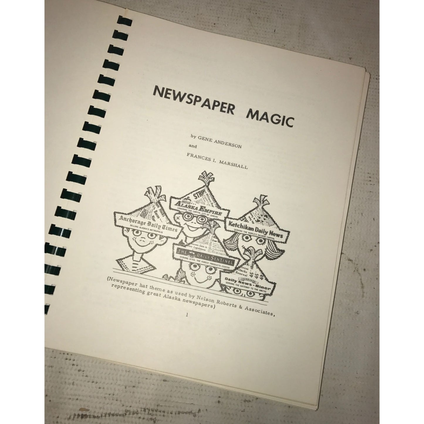 Newspaper Magic By Gene Anderson & Frances Marshall