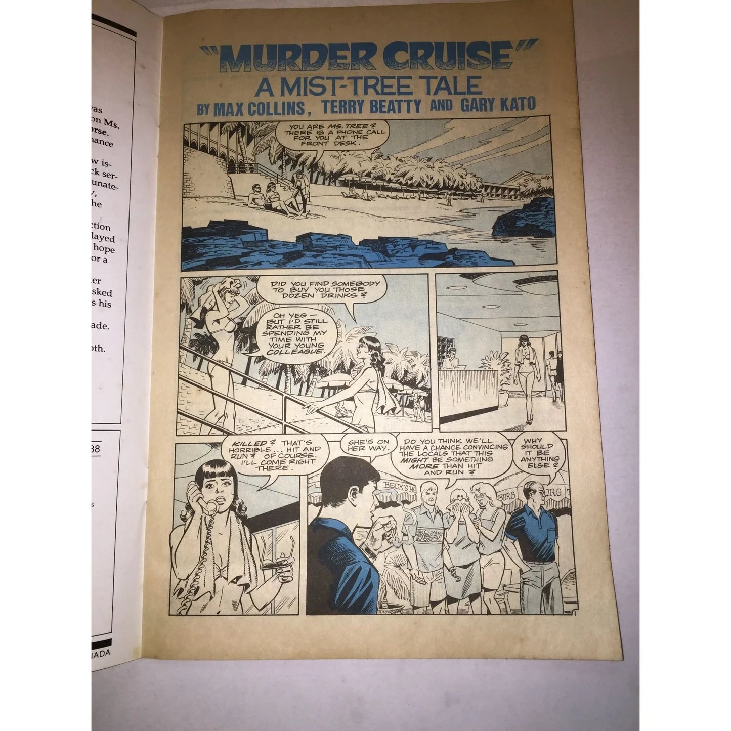 Ms. Tree "Murder Cruise" Comic book number 47 - A+ Stuff