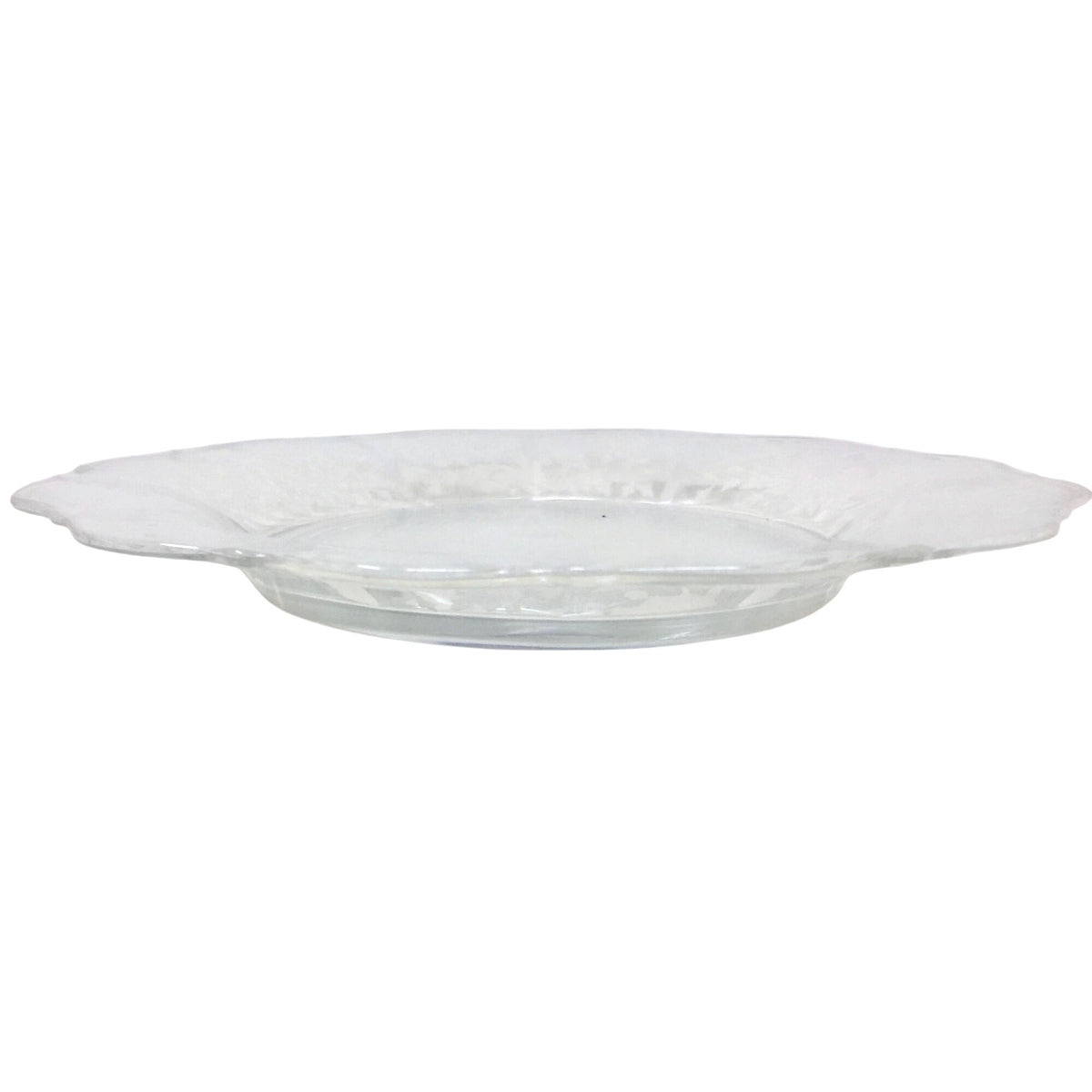 Vintage Cambridge Glass Wildflower Etched Lunch or Salad Plate (8") Cambridge Glass Company  A+ Stuff Drinking, Dining & More