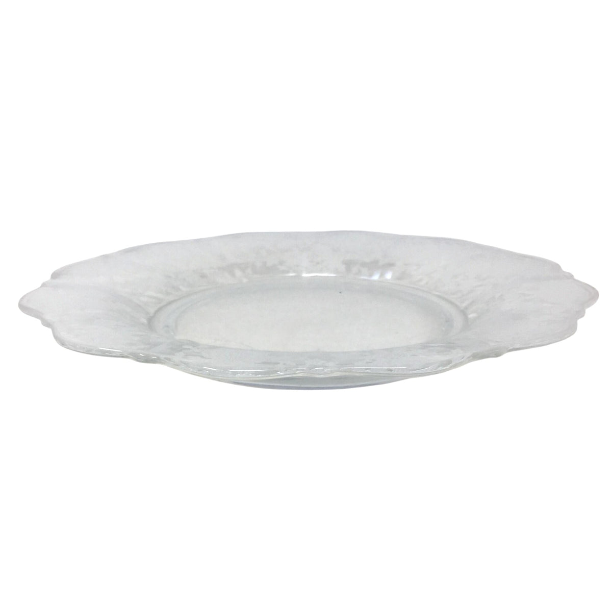 Vintage Cambridge Glass Wildflower Etched Lunch or Salad Plate (8") Cambridge Glass Company  A+ Stuff Drinking, Dining & More