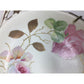 Vintage Hand Painted Floral Plate with Handles on each side