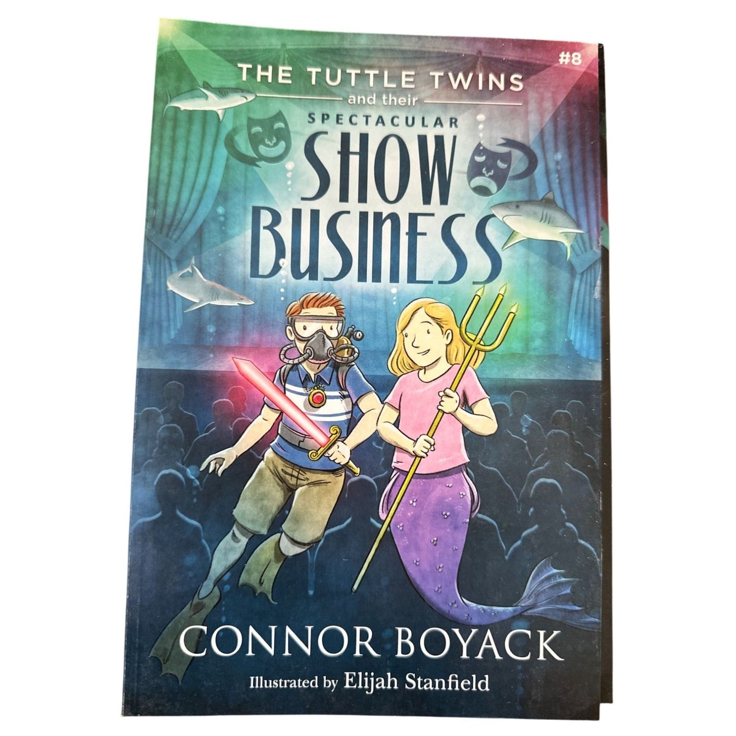 The Tuttle Twins series, titled Spectacular Show Business (Book #8) A+ Stuff  A+ Stuff Books