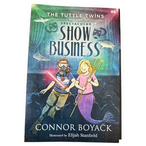 The Tuttle Twins series, titled Spectacular Show Business (Book #8)
