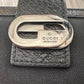 Gucci Black Canvas and Leather Long Wallet