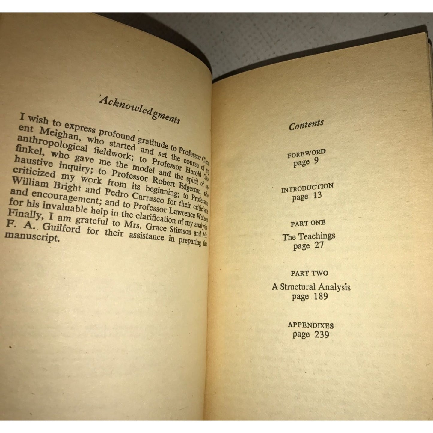 THE TEACHINGS OF DON JUAN: A YAQUI WAY OF KNOWLEDGE By Carlos Castaneda