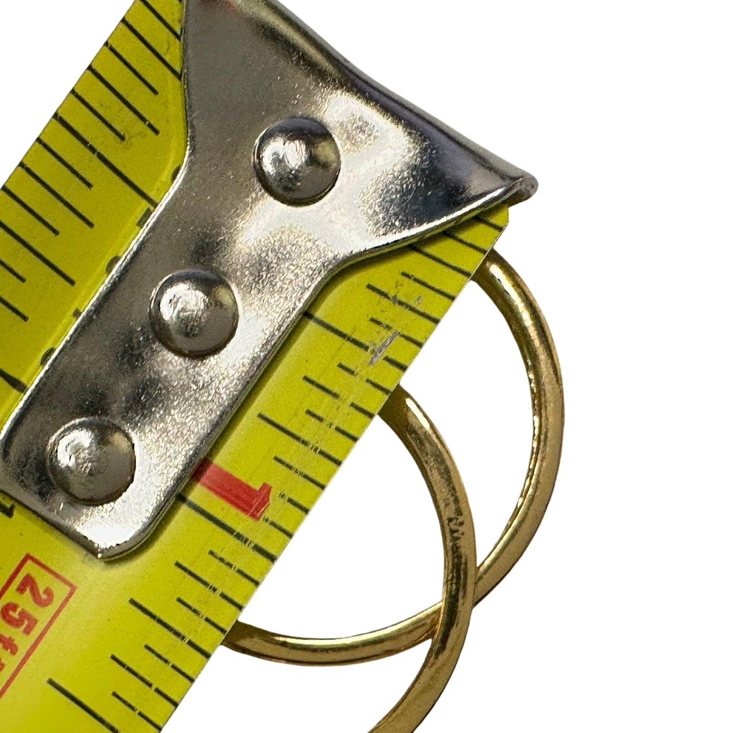 Beautiful 1/2 Carat Inside Out Diamond Hoop Earrings - 14kt Goldplate over 925 Sterling Silver