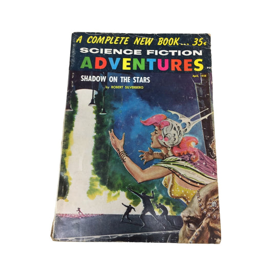 Science Fiction Adventures - April 1958 - Shadow on the Stars - Robert Silverberg