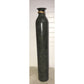 Tall Straight bottom Green Metal Vase with gold tassels- 24" tall