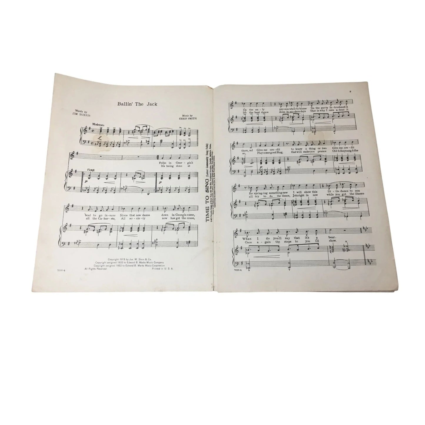 ''Ballin the Jack'' Sheet Music Book - A+ Stuff - SHEET MUSIC - A+ Stuff
