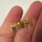 Ballou Reg'd ''MOM'' Gold Pin with Rhinestone Heart in the Middle - A+ Stuff - pin - A+ Stuff