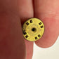 Ballou Reg'd ''MOM'' Gold Pin with Rhinestone Heart in the Middle - A+ Stuff - pin - A+ Stuff