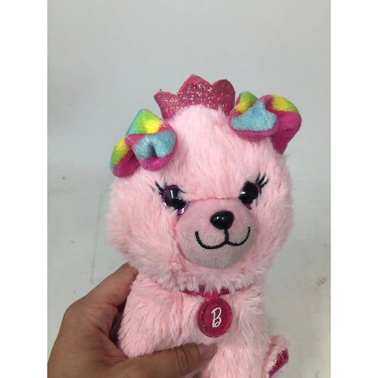 Barbie 2021 Mattel Pink Puppy Dog Plush Stuffed Animal - A+ Stuff - Stuffed Animals - A+ Stuff