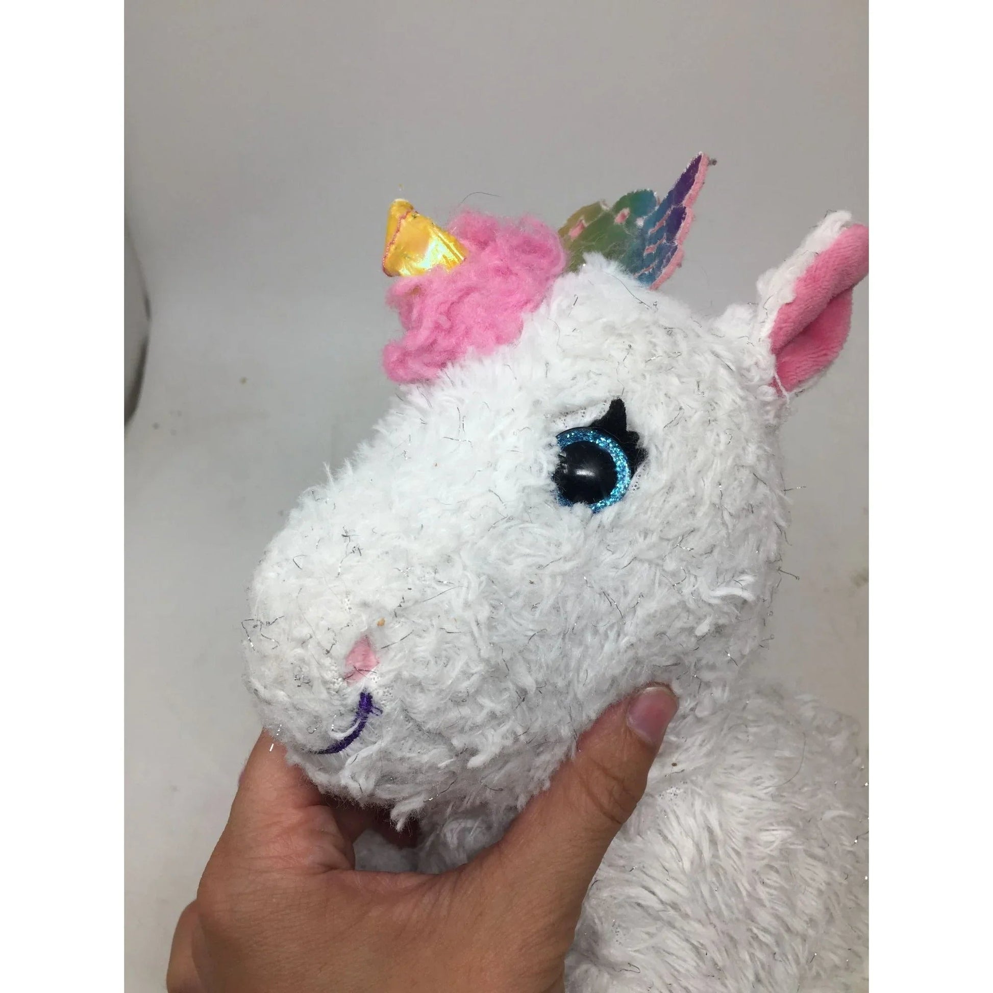 Barbie Mattel White Unicorn Plush Stuffed Animal Toy (Battery Operated) - A+ Stuff - Stuffed Animals - A+ Stuff
