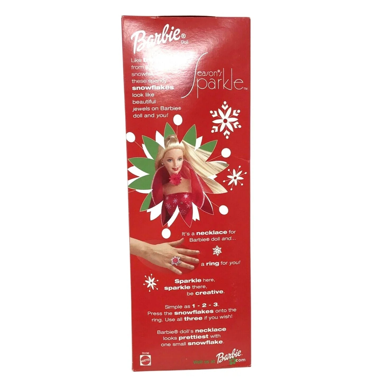 Barbie Season's Sparkle 2001 - 55198 Collectible Holiday Doll - Mattel - Collectible Doll - A+ Stuff