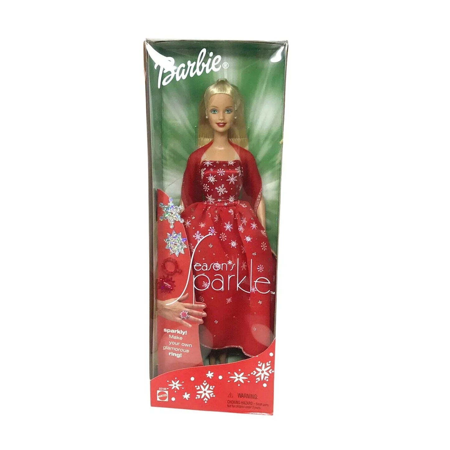 Barbie Season's Sparkle 2001 - 55198 Collectible Holiday Doll - Mattel - Collectible Doll - A+ Stuff