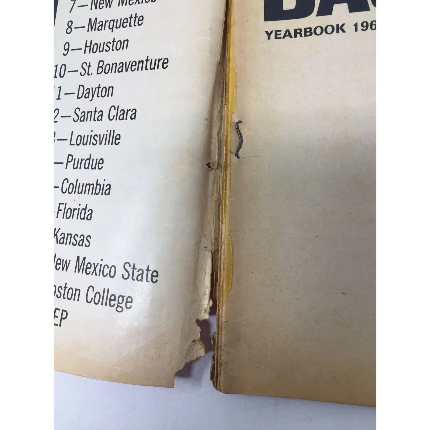 BASKETBALL YEARBOOK 1969 College Pros HS Vintage Magazine - A+ Stuff - Magazines - A+ Stuff