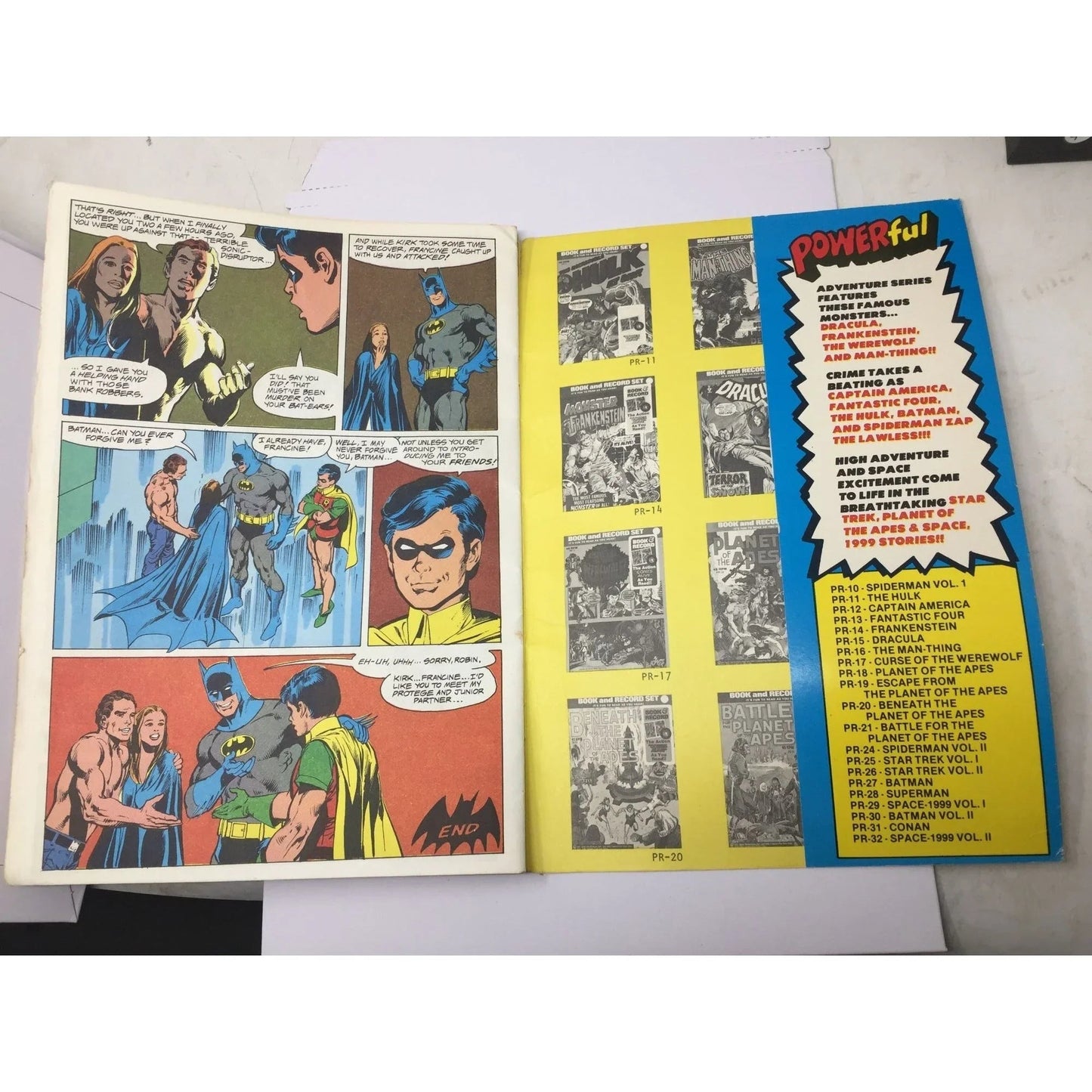 ''Bat Man: Robin Meets Man - Bat!'' - The Action ''Comes Alive'' as you Read - A+ Stuff - comic book - A+ Stuff