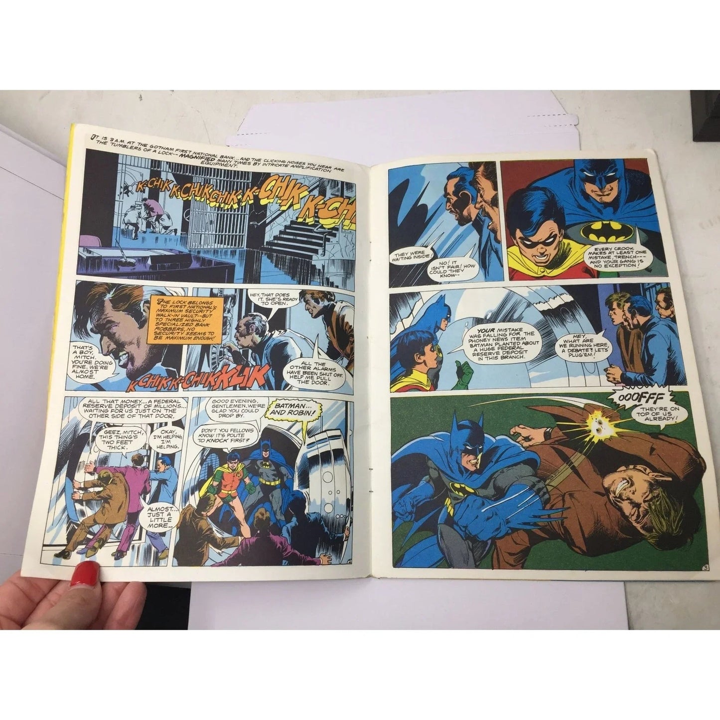 ''Bat Man: Robin Meets Man - Bat!'' - The Action ''Comes Alive'' as you Read - A+ Stuff - comic book - A+ Stuff