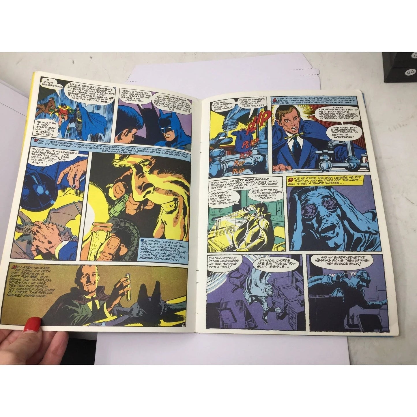 ''Bat Man: Robin Meets Man - Bat!'' - The Action ''Comes Alive'' as you Read - A+ Stuff - comic book - A+ Stuff