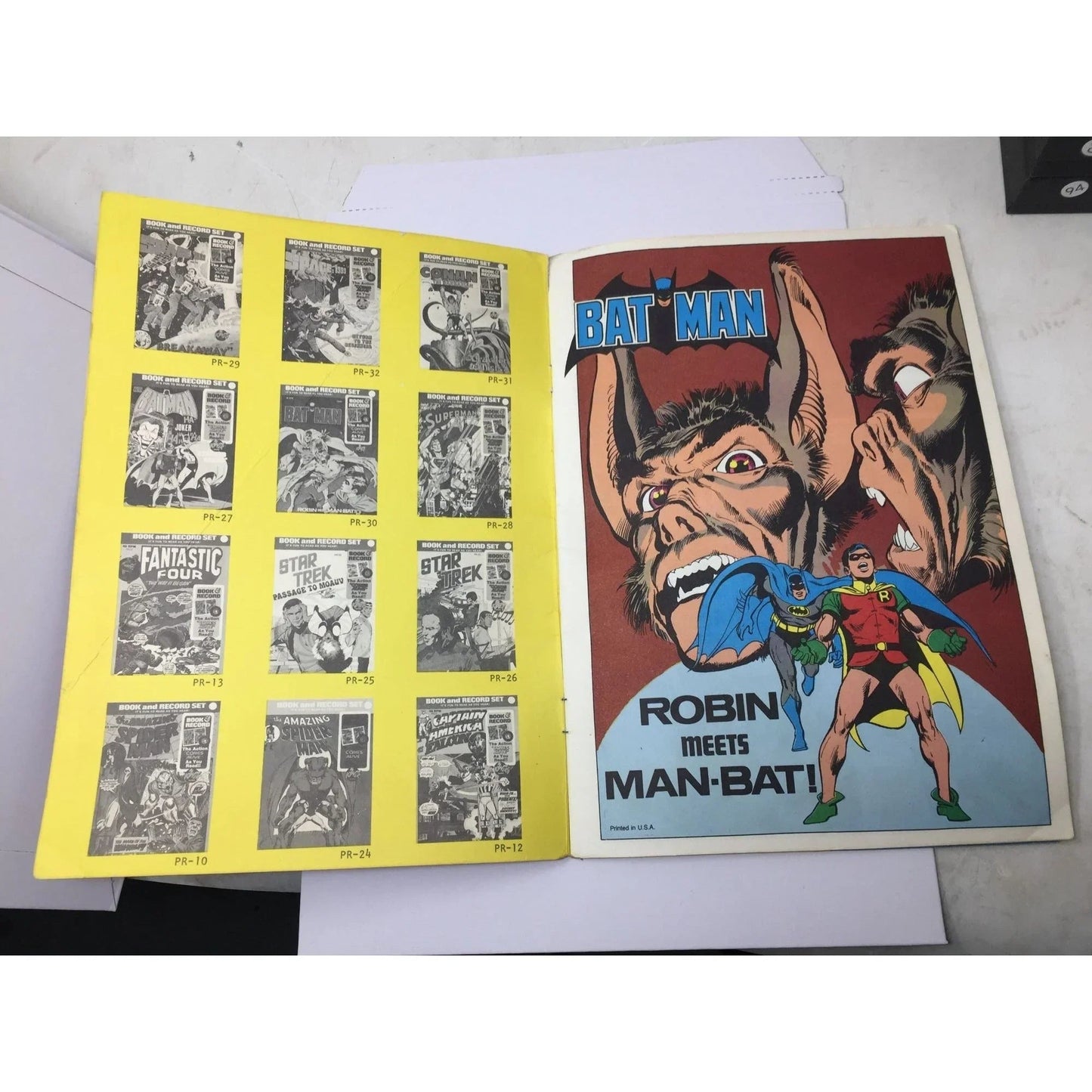 ''Bat Man: Robin Meets Man - Bat!'' - The Action ''Comes Alive'' as you Read - A+ Stuff - comic book - A+ Stuff