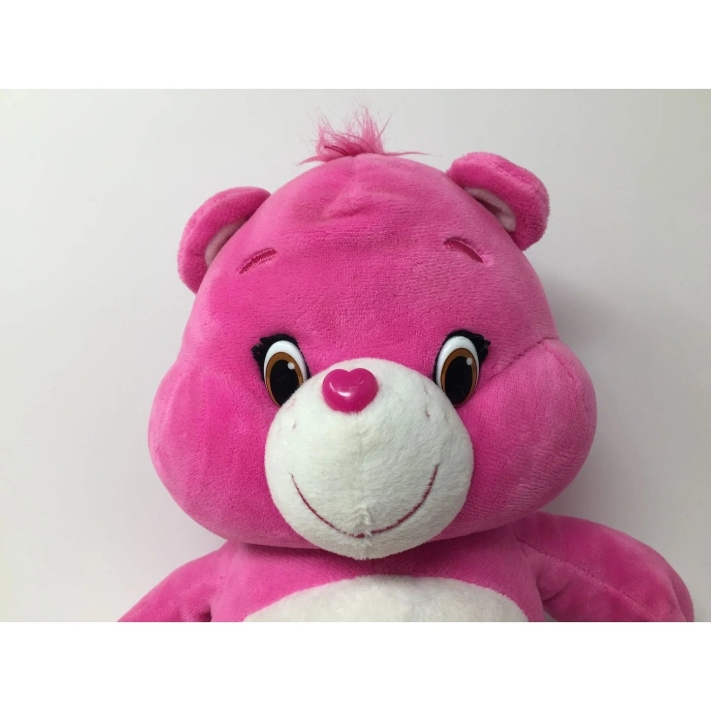 Battery Operated Pink Care Bear Stuffed Bear with Rainbow on belly - 13'' tall - care bears - Stuffed Animals - A+ Stuff