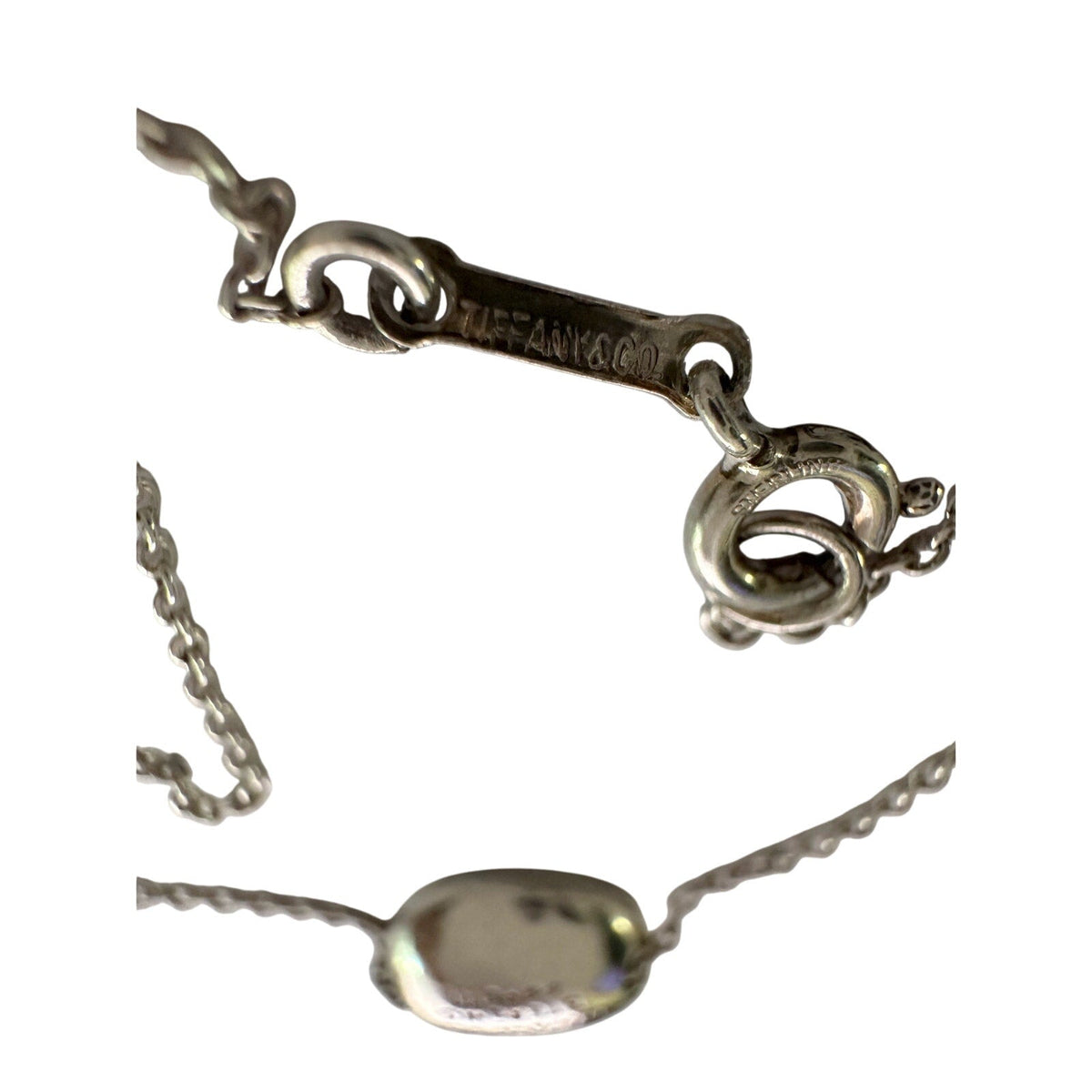 Tiffany & Co Elsa Peretti Small Bean Necklace - 18" Chain Tiffany & Co.  A+ Stuff