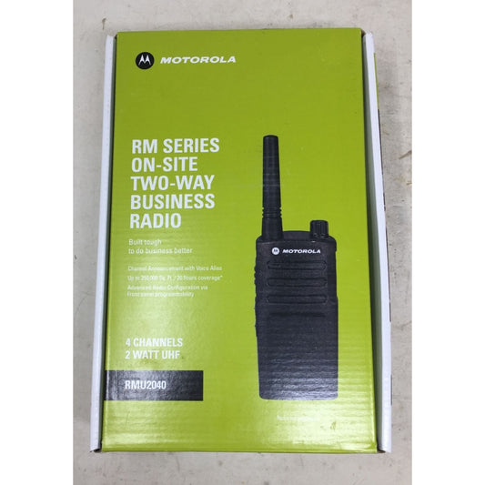 Motorola 4 Channel UHF Two-Way Business Radio