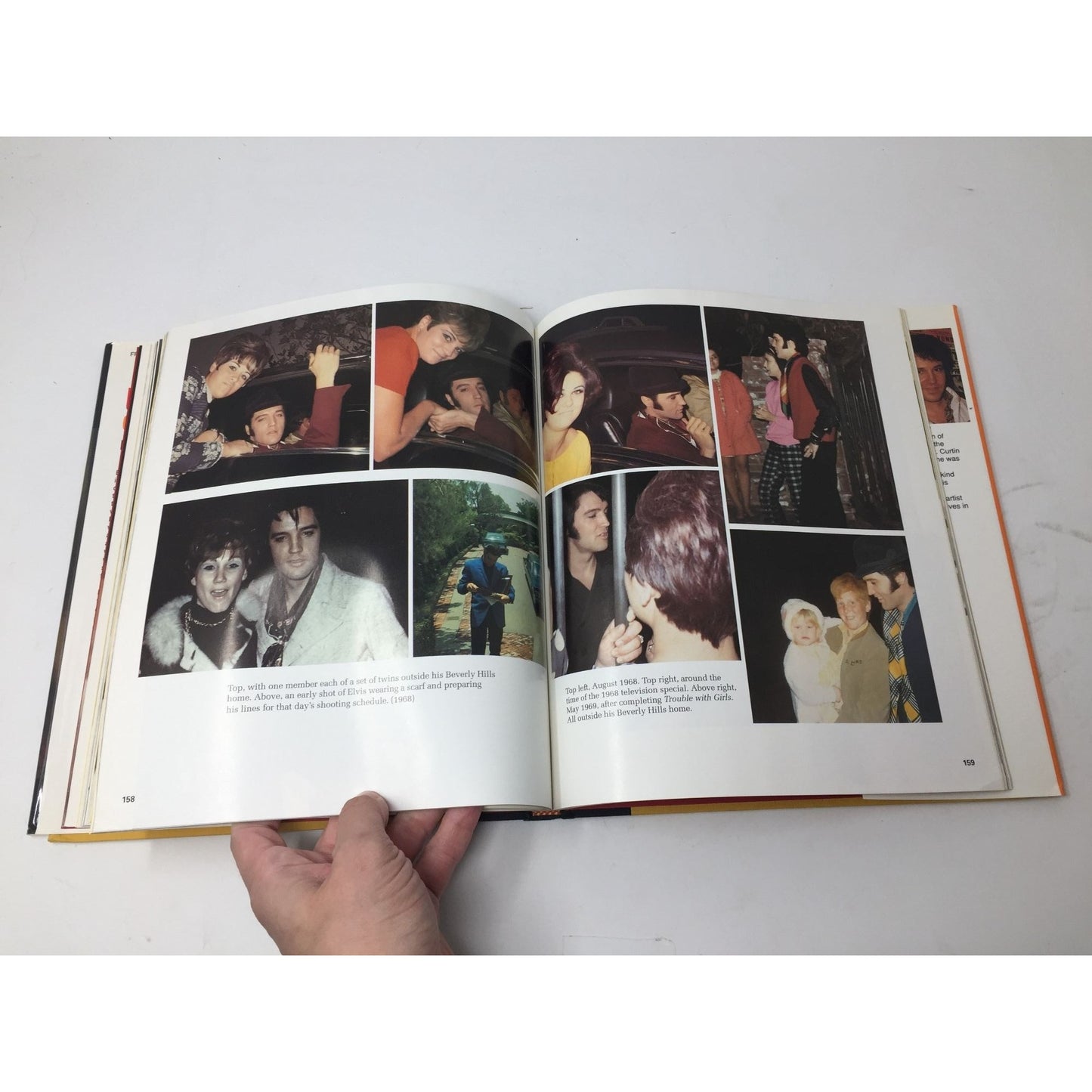 Unseen Elvis Candid's of the King Photo Book By Jim Curtin 1st Edition