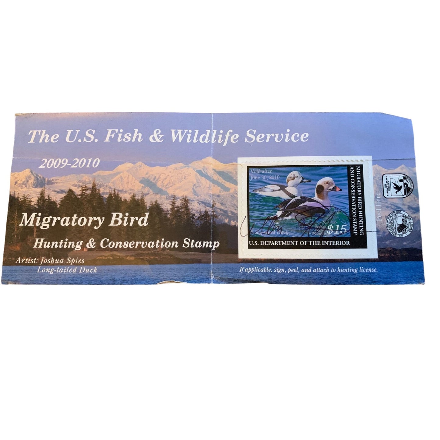 Vintage Collectible Signed Migratory Bird and Trout Stamps