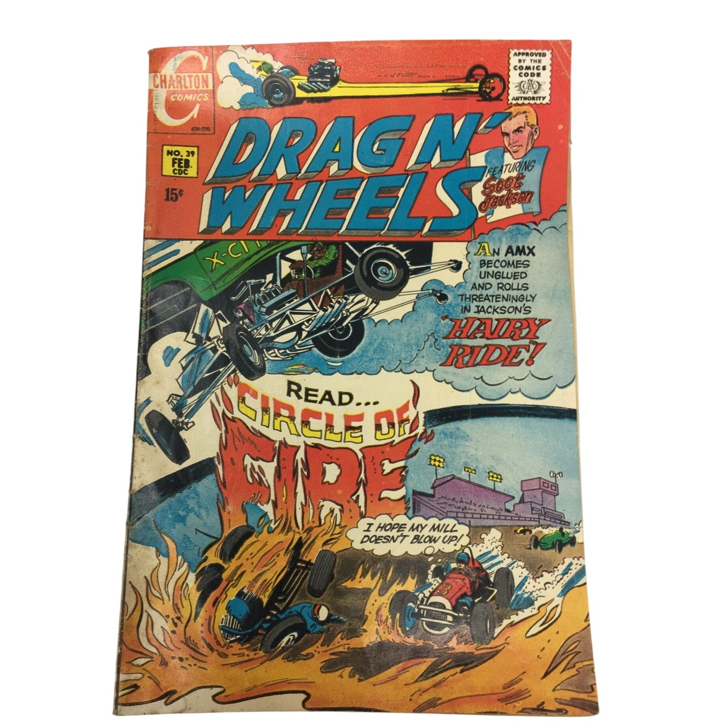 ''DRAG N' WHEELS'' (Featuring Scot Jackson) Vintage Comic Book