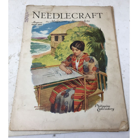 Vintage Collectible Needlecraft The Magazine Of Home Arts Aug. 1930