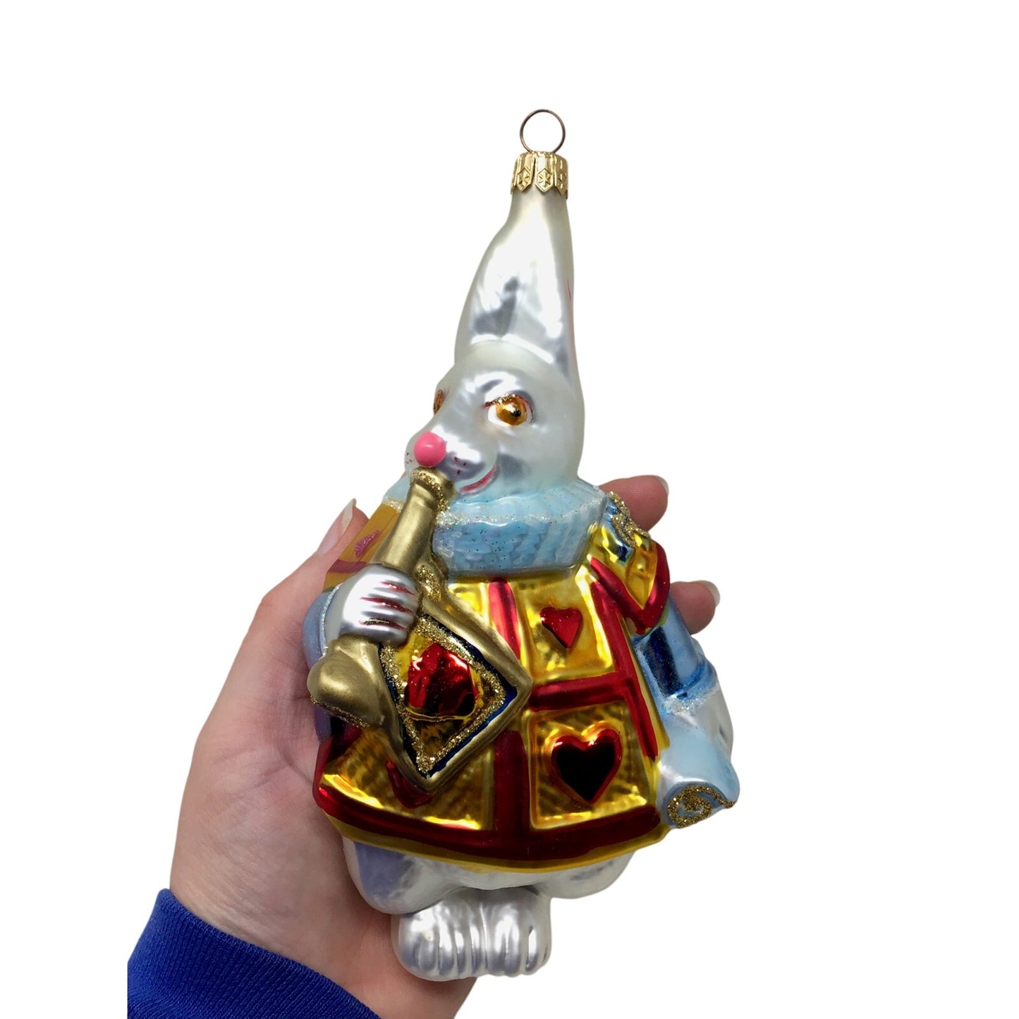 Kurt Adler Polonaise Collection "Alice in Wonderland" ornaments in Crate - Damaged Alice