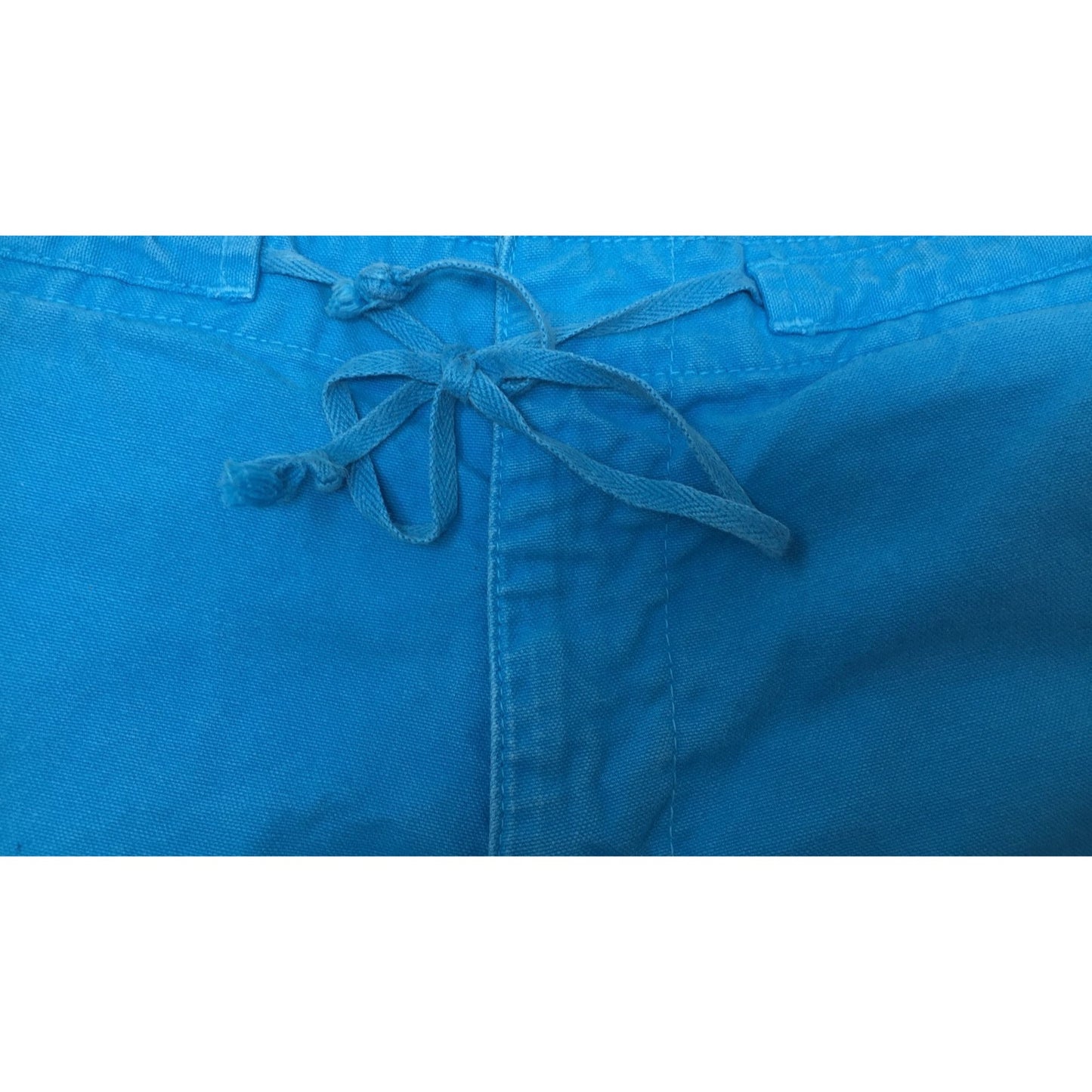 Limited Too Girls Size 12 Blue Shorts with Pockets/ Ties in the front