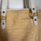 Bvlgari Logo Mania Pale Yellow Shoulder Bag / Tote