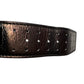 Yves Saint Laurent (YSL) Wide  Leather Cuff Bracelet w Large Buckle