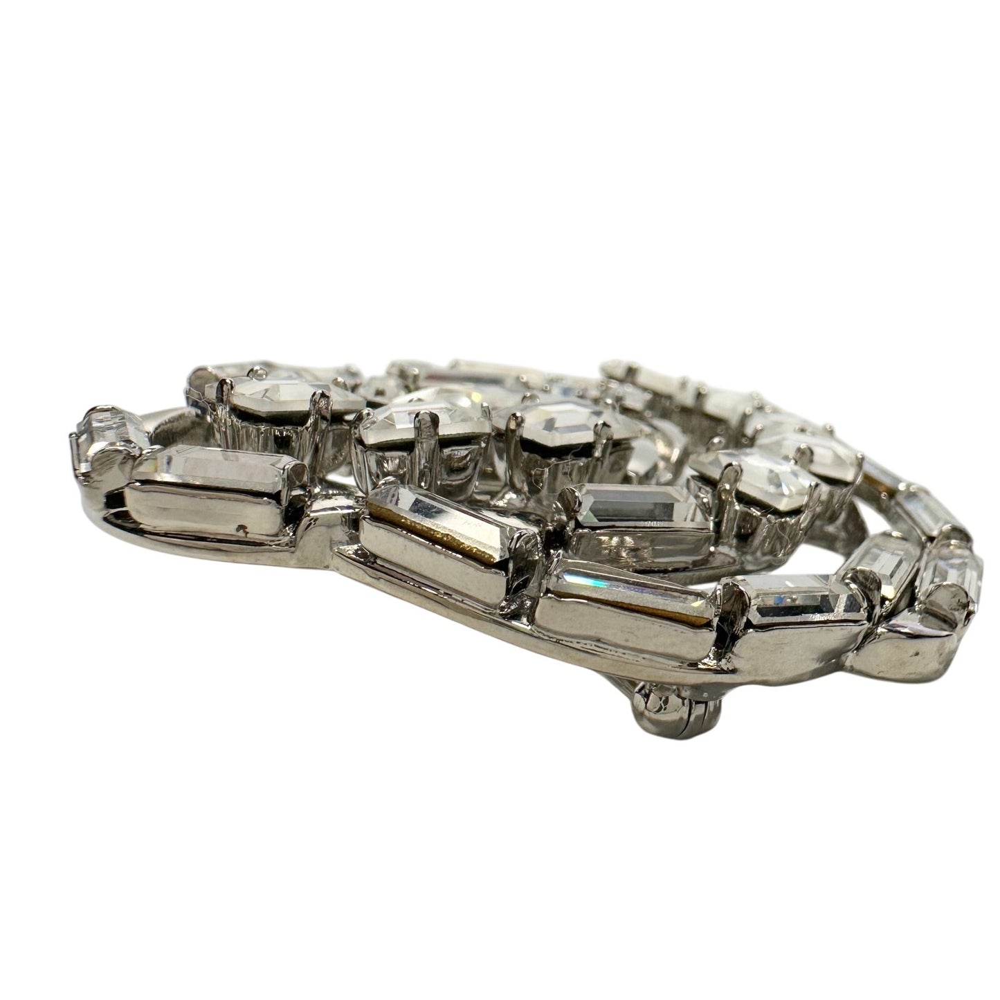 Gucci Crystal 'Stone Rose' Corsage Brooch