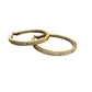 Beautiful 1/2 Carat Inside Out Diamond Hoop Earrings - 14kt Goldplate over 925 Sterling Silver - Unbranded - Diamond Earrings - A+ Stuff