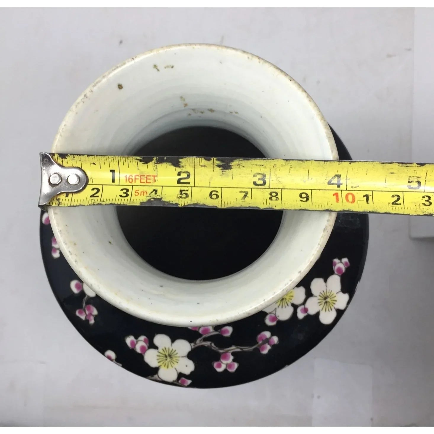 Beautiful Antique Japanese Floral Glazed Porcelain Urn/Vase with Peacock/Flowers on it - A+ Stuff - Vase or Holder - A+ Stuff