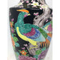 Beautiful Antique Japanese Floral Glazed Porcelain Urn/Vase with Peacock/Flowers on it - A+ Stuff - Vase or Holder - A+ Stuff