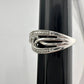 Beautiful Braided Strands Ring with Diamond Accent Size 7 - Unbranded - Ring - A+ Stuff