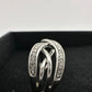 Beautiful Braided Strands Ring with Diamond Accent Size 7 - Unbranded - Ring - A+ Stuff