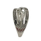 Beautiful Braided Strands Ring with Diamond Accent Size 7 - Unbranded - Ring - A+ Stuff