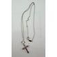 Beautiful Cross Pendant with Shining White Gemstones - A+ Stuff - Necklace - A+ Stuff