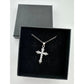 Beautiful Cross Pendant with Shining White Gemstones - A+ Stuff - Necklace - A+ Stuff