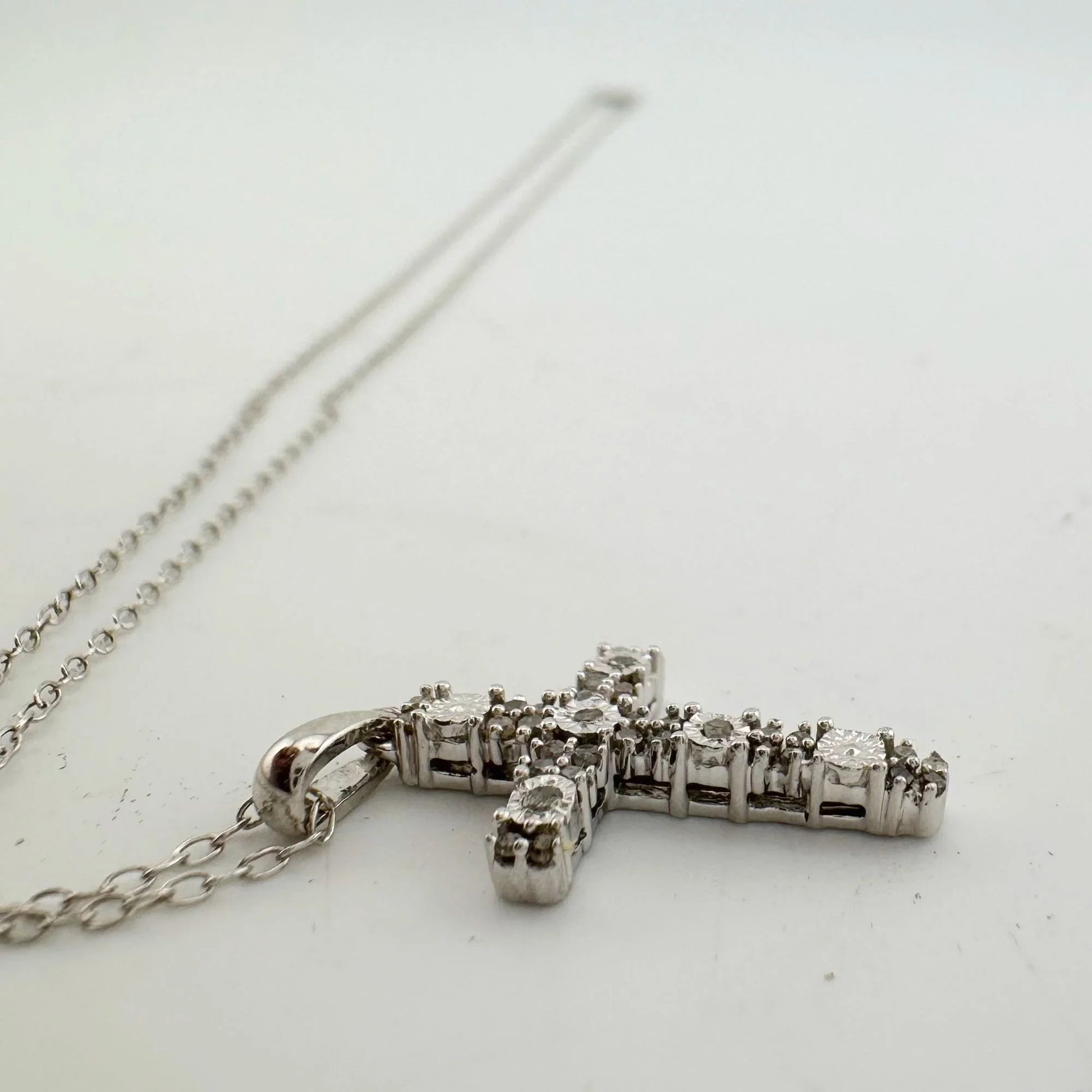 Beautiful Diamond Cross Necklace - A+ Stuff