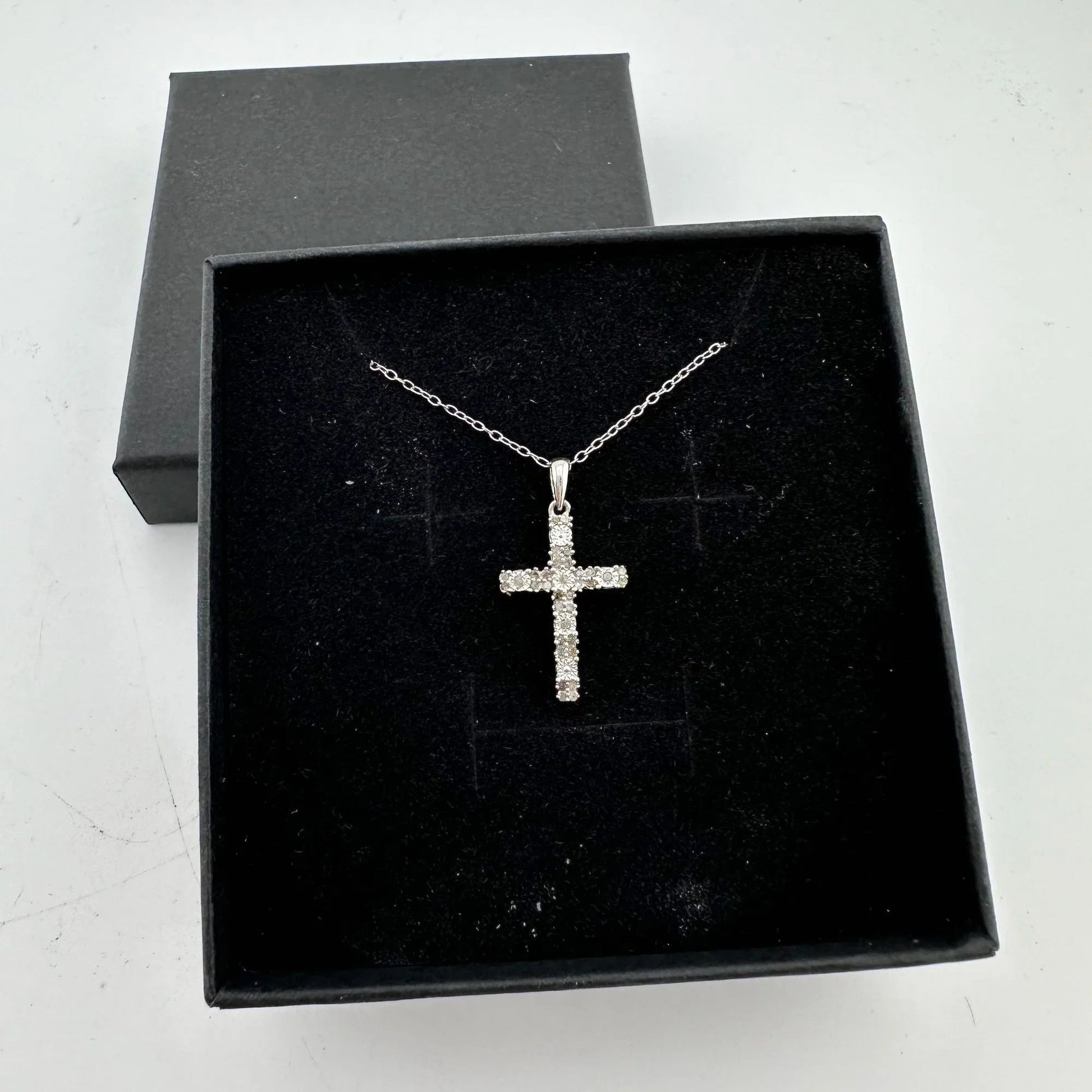 Beautiful Diamond Cross Necklace - A+ Stuff